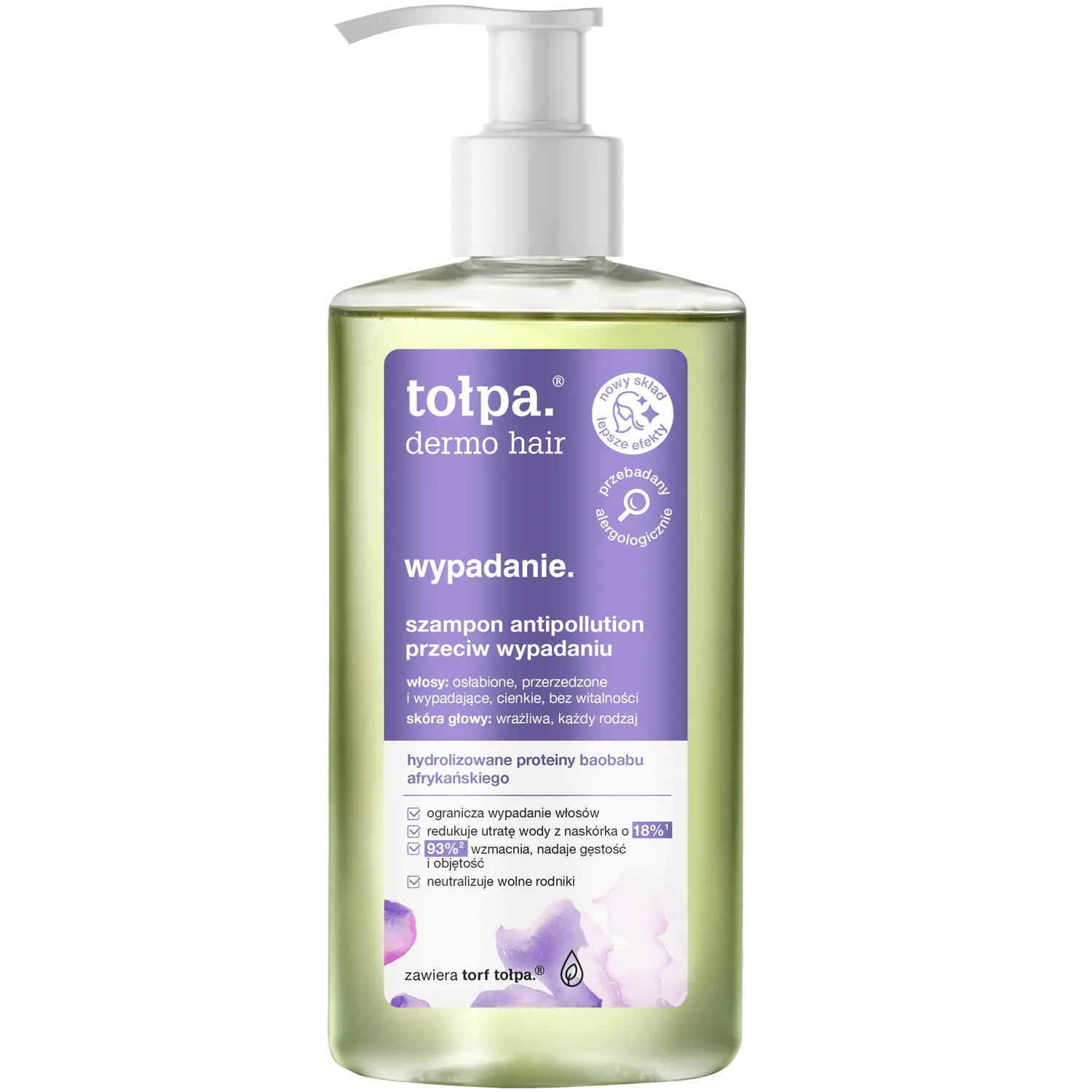 Tołpa Dermo Hair шампунь против выпадения волос, 250 мл
Tołpa Dermo Hair шампунь против выпадения волос, 250 мл