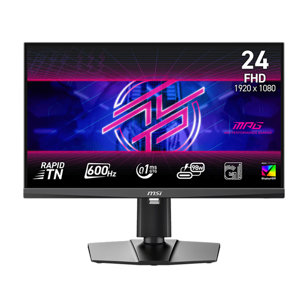 Монитор игровой MSI MPG 242R X60N, 24.1", 1920x1080, 600 Гц, Rapid TN, черный
Монитор игровой MSI MPG 242R X60N, 24.1", 1920x1080, 600 Гц, Rapid TN, черный