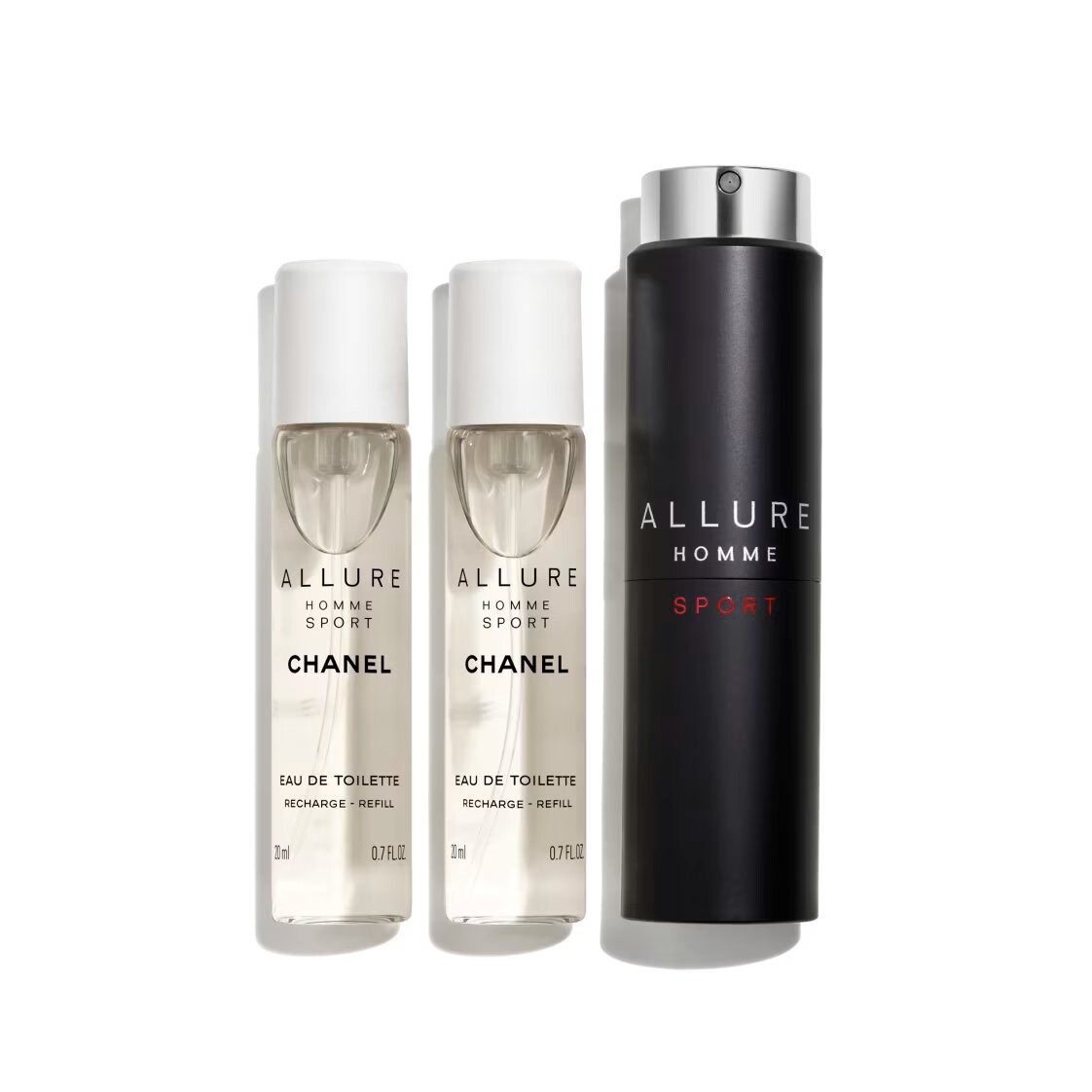 Туалетная вода с возможностью смены блока Chanel Allure Homme Sport, 3х20 мл
Туалетная вода с возможностью смены блока Chanel Allure Homme Sport, 3х20 мл