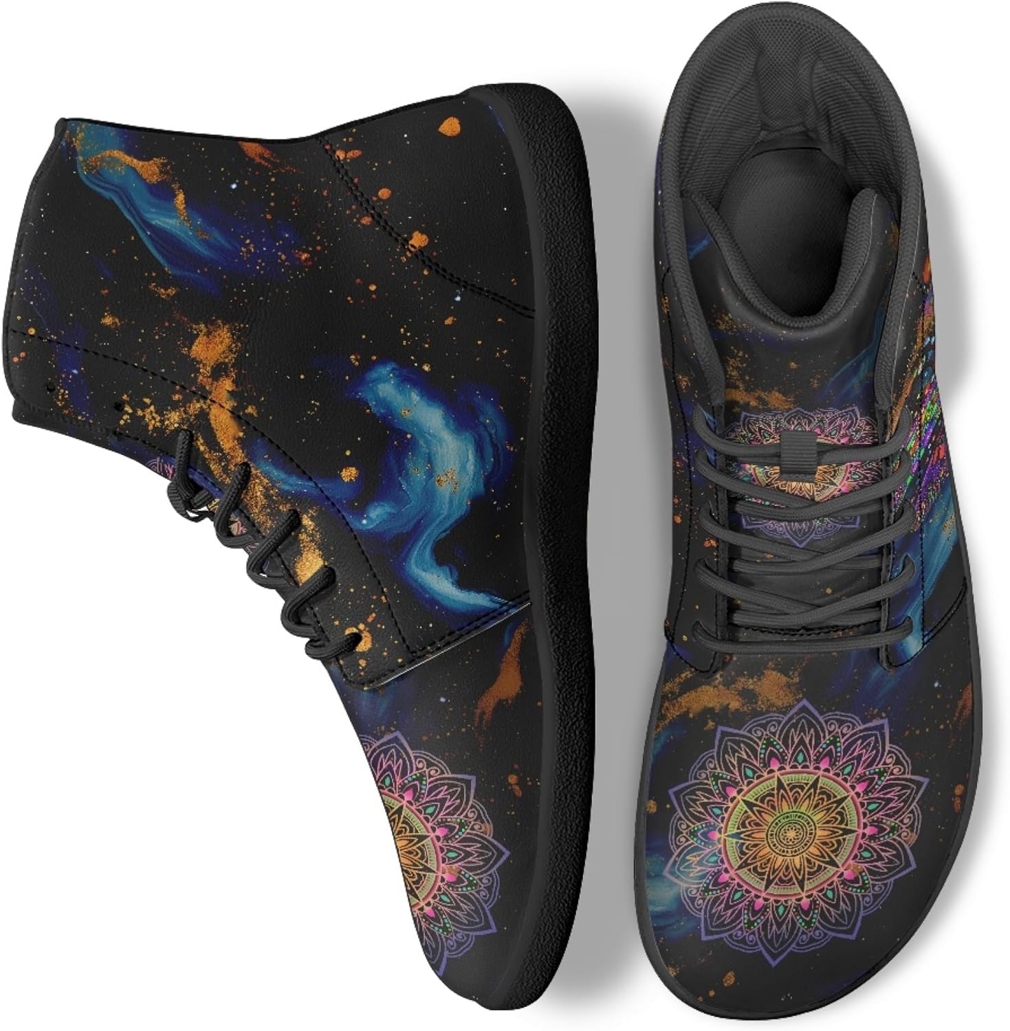 Кроссовки унисекс Бохо с принтом мандалы, босоножки с высоким верхом из PU-кожи для улицы Arleeorkee, Mandala Dragonfly
Кроссовки унисекс Бохо с принтом мандалы, босоножки с высоким верхом из PU-кожи для улицы Arleeorkee, Mandala Dragonfly