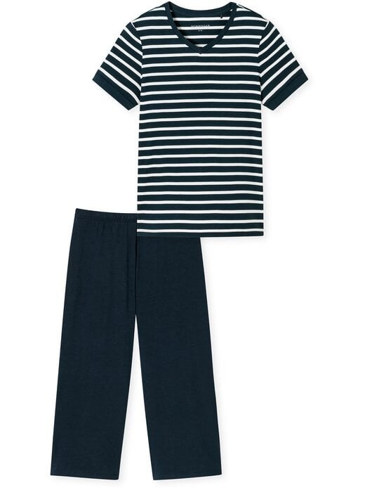 Пижамы в повседневном стиле Schiesser, синий 
Пижамы в повседневном стиле Schiesser, синий