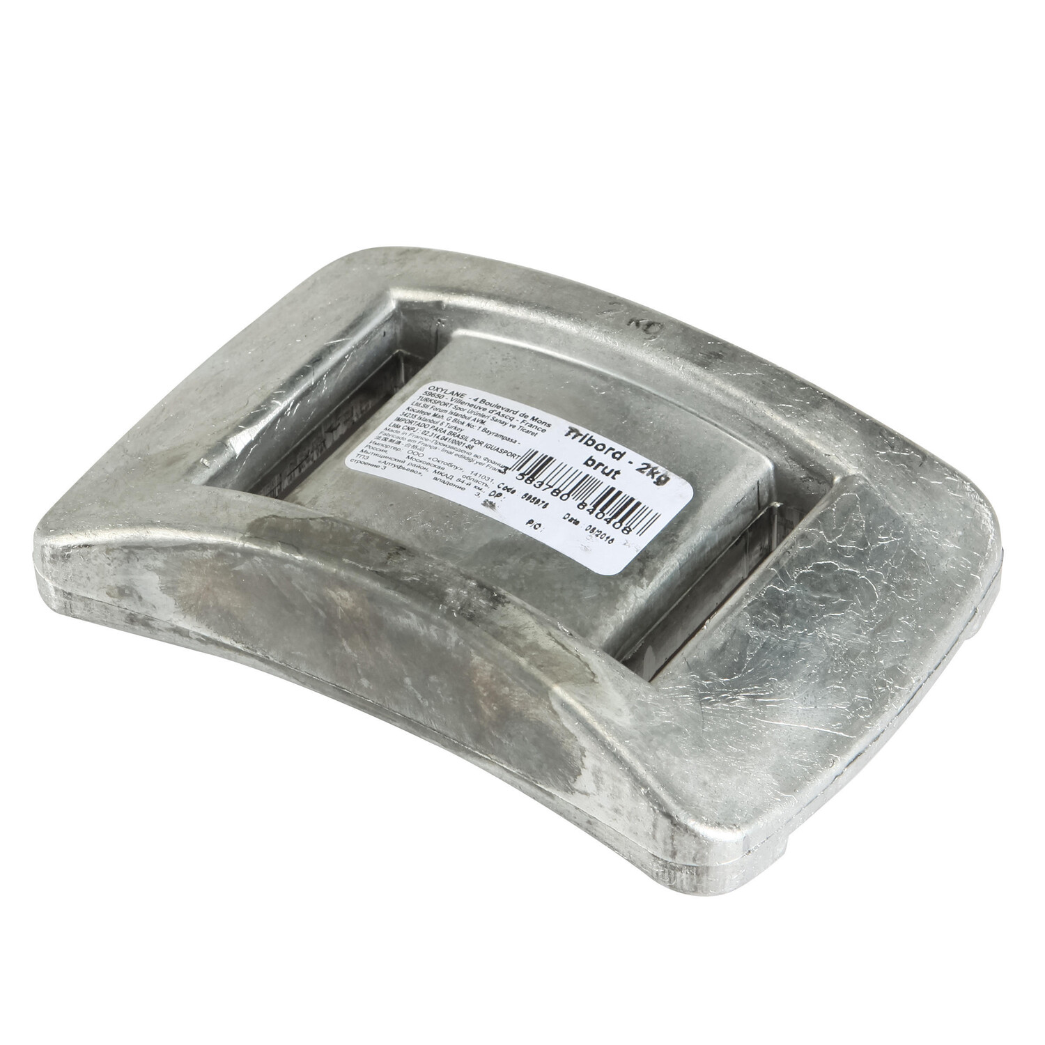 Груз для дайвинга в сыром виде 2 кг для фридайвинга SUBEA 
Груз для дайвинга в сыром виде 2 кг для фридайвинга SUBEA