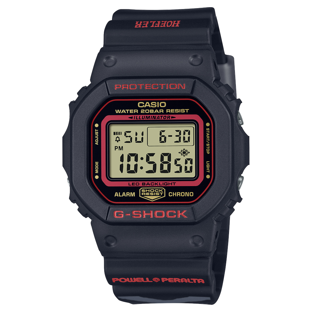 Часы Casio G-Shock x Kelvin Hoefler & Powell Peralta, арт. DW-5600KH-1, черный/красный
Часы Casio G-Shock x Kelvin Hoefler & Powell Peralta, арт. DW-5600KH-1, черный/красный