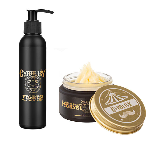 Cyrulicy Linia Tygrysia набор: шампунь для бороды, 150 мл + бальзам для бороды, 50 мл
Cyrulicy Linia Tygrysia набор: шампунь для бороды, 150 мл + бальзам для бороды, 50 мл