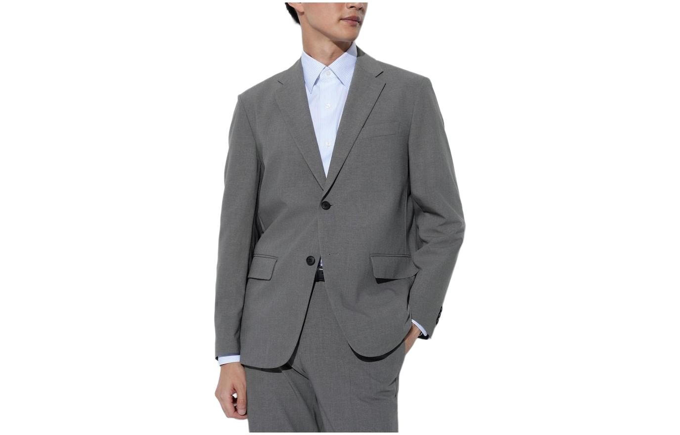 Деловой костюм мужской Uniqlo, черный
Деловой костюм мужской Uniqlo, черный