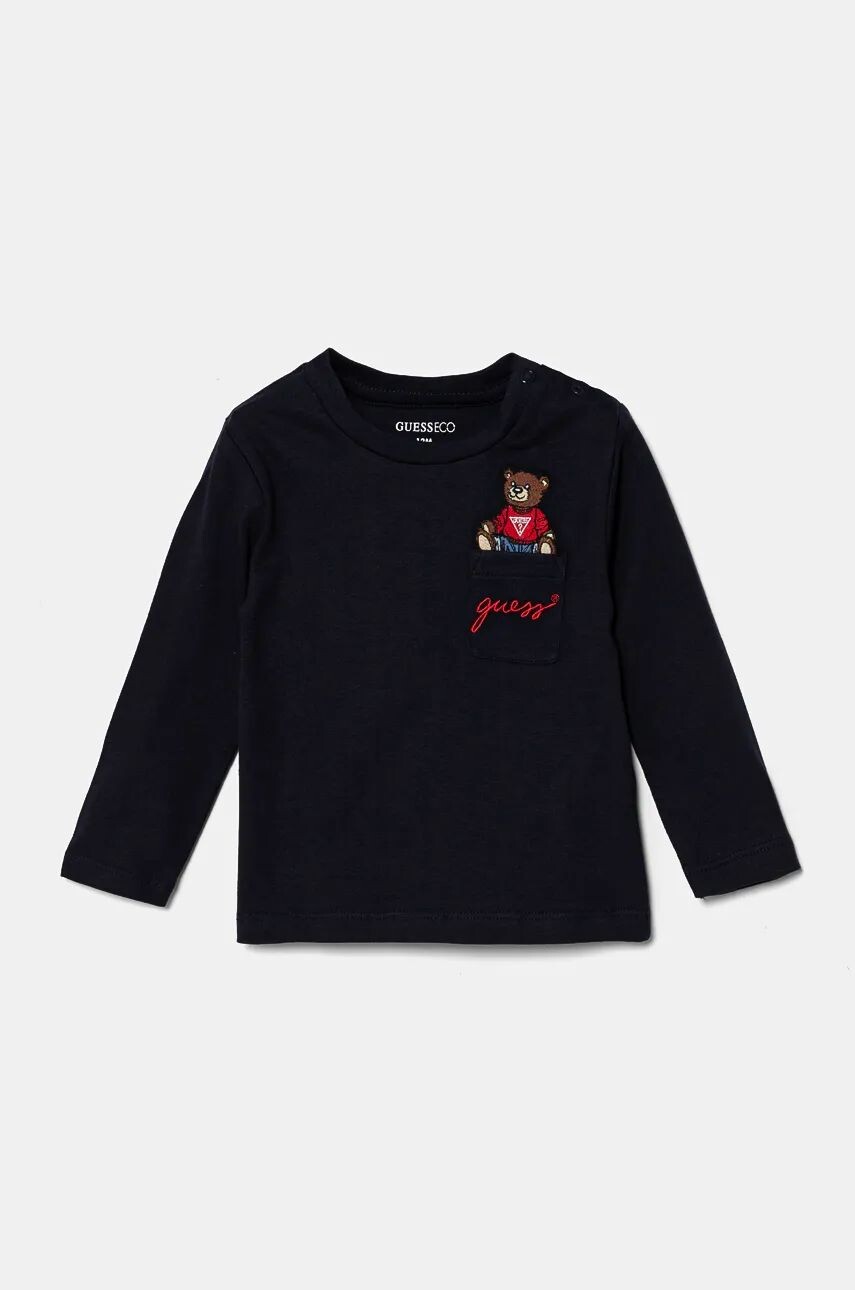 Хлопковая рубашка Guess с длинными рукавами для мальчиков и девочек, темно-синий
Хлопковая рубашка Guess с длинными рукавами для мальчиков и девочек, темно-синий
