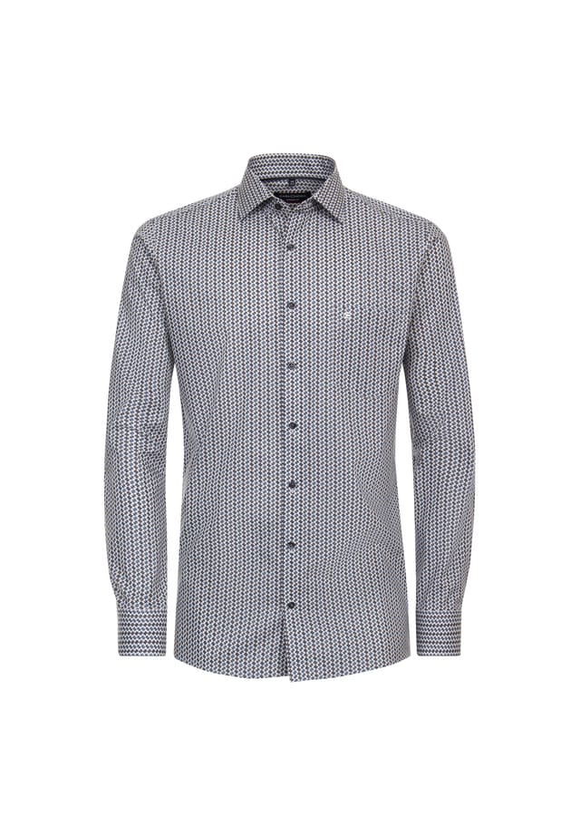 Рубашка с деловым принтом современный крой Casamoda, синий
Рубашка с деловым принтом современный крой Casamoda, синий