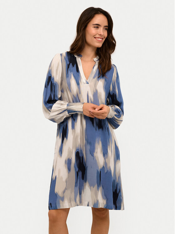 Платье-рубашка relaxed fit Beathe 10508899 Kaffe, синий
Платье-рубашка relaxed fit Beathe 10508899 Kaffe, синий