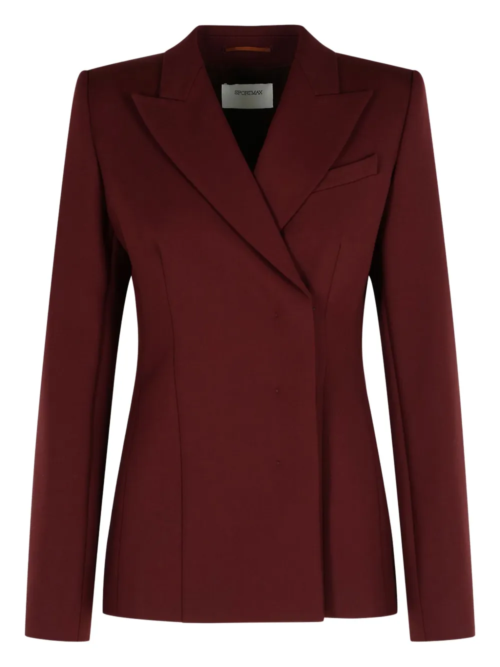 Блейзер с заостренными лацканами SPORTMAX, красный 
Блейзер с заостренными лацканами SPORTMAX, красный