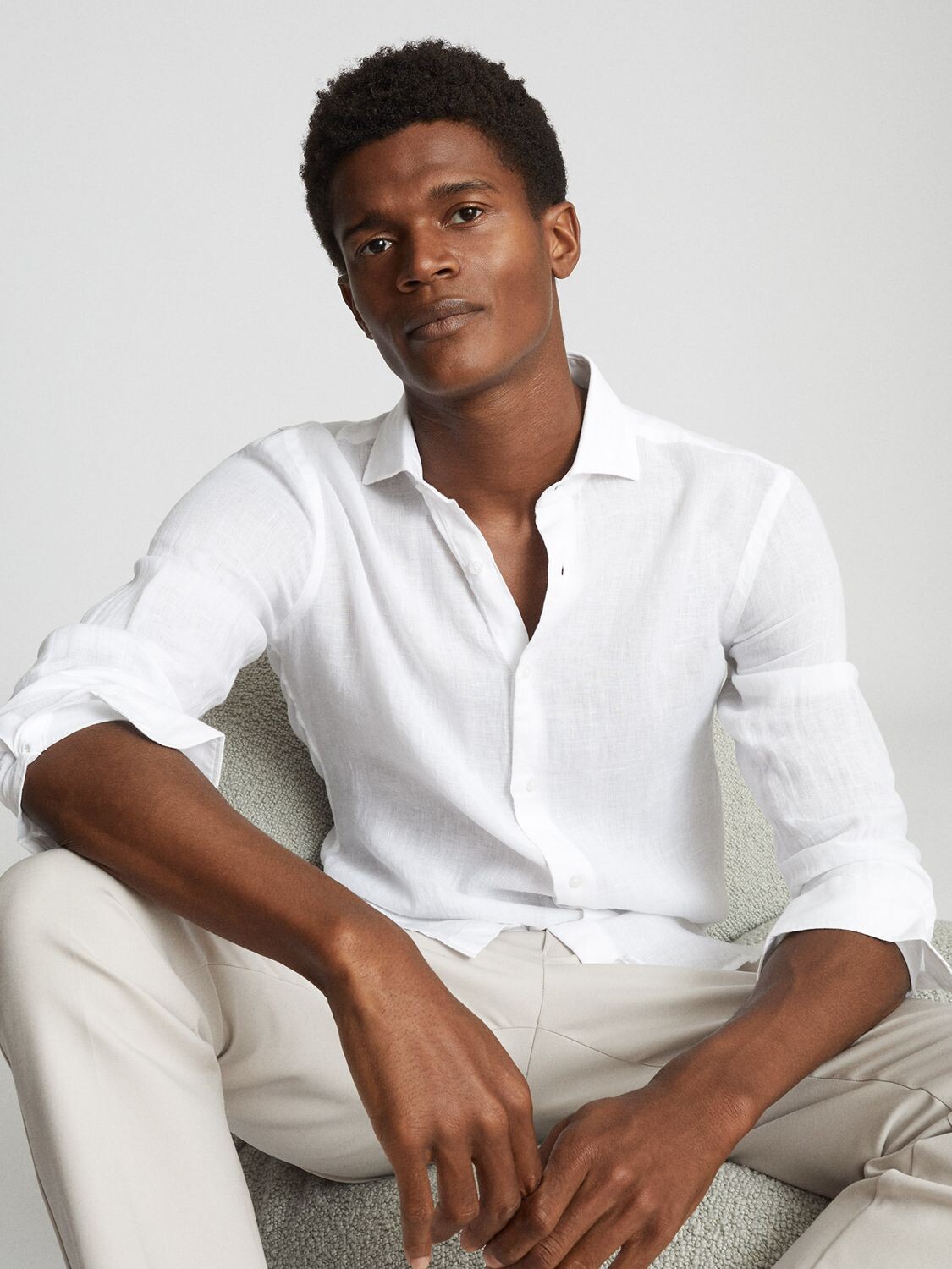 Льняная рубашка обычного кроя Reiss Ruban, белая
Льняная рубашка обычного кроя Reiss Ruban, белая