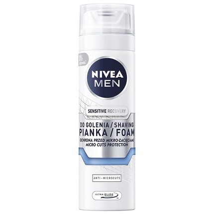 Мужская пена для бритья Sensitive Recovery 200 мл, Nivea
Мужская пена для бритья Sensitive Recovery 200 мл, Nivea