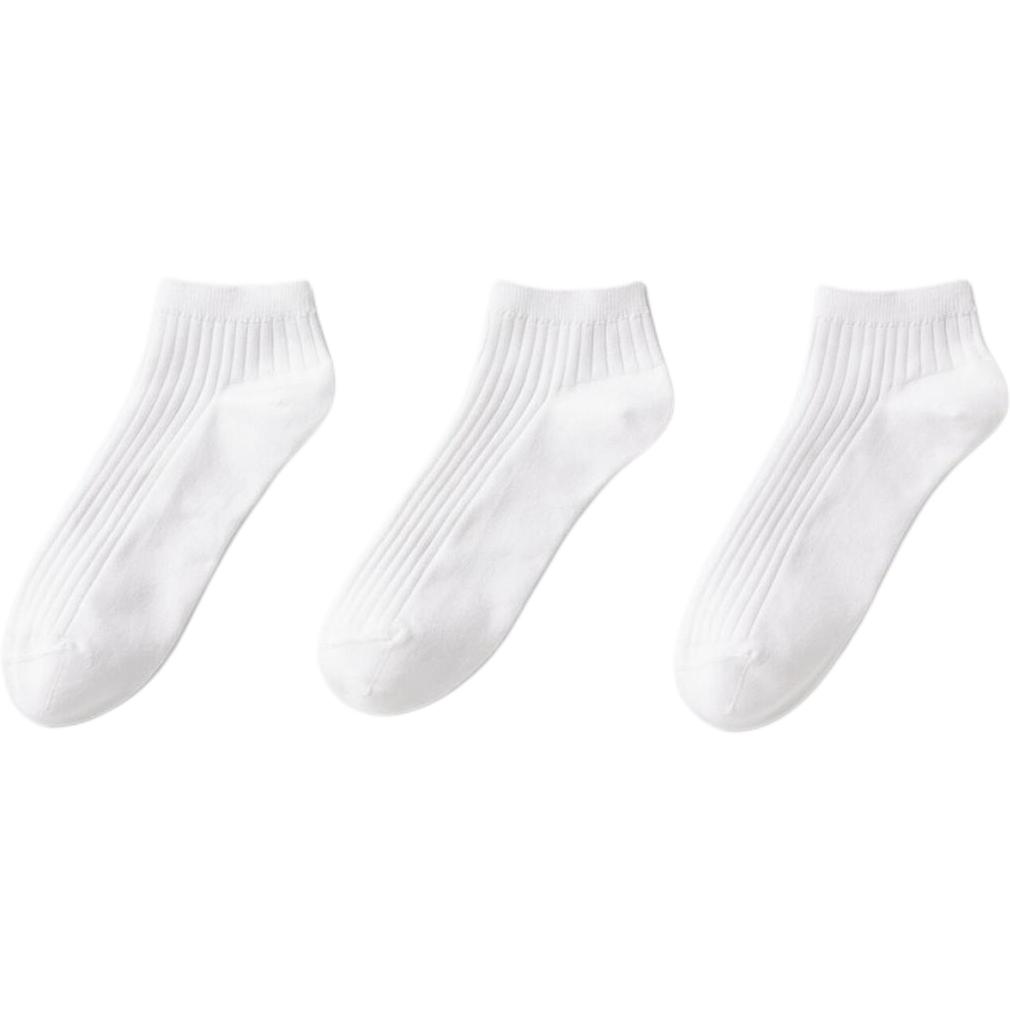 UNIQLO Женские носки щиколотки 3 штуки белые
UNIQLO Женские носки щиколотки 3 штуки белые