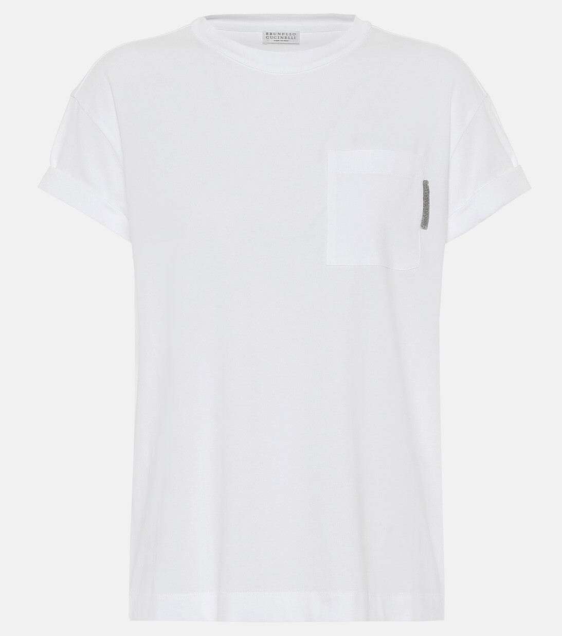 Хлопковая футболка BRUNELLO CUCINELLI, белый
Хлопковая футболка BRUNELLO CUCINELLI, белый