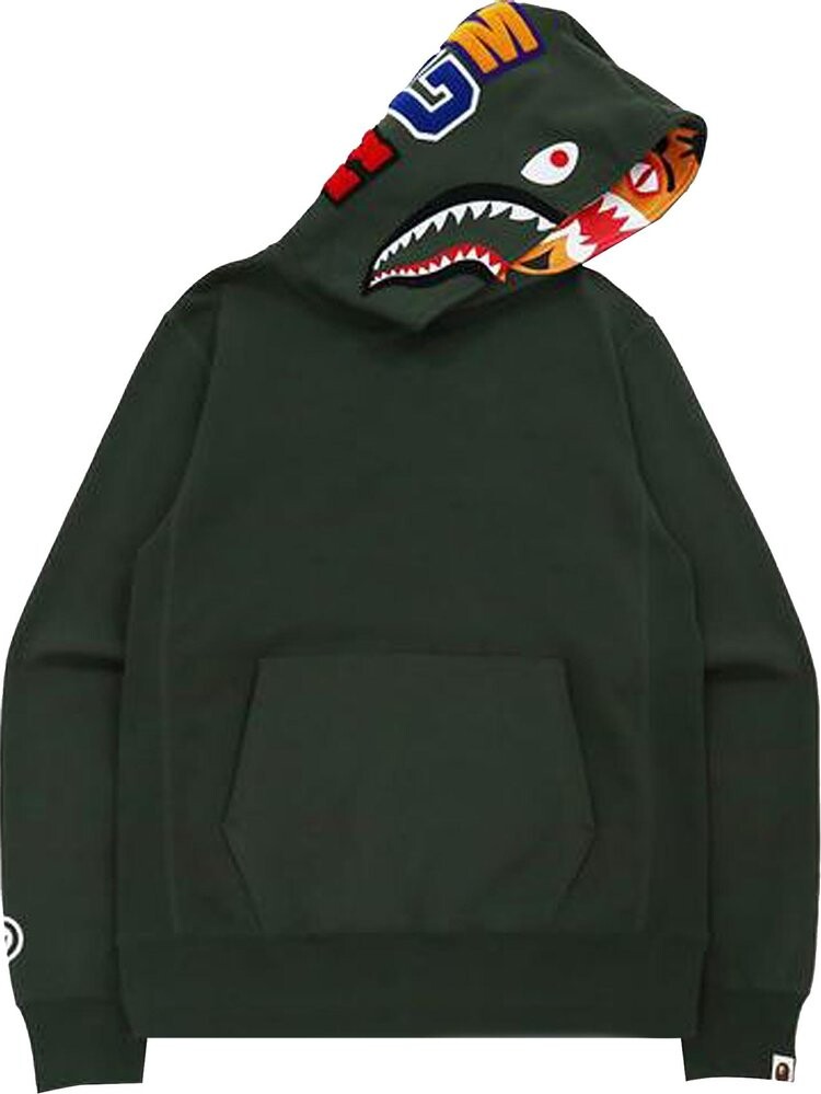 Худи BAPE Shark x Tiger Pullover Hoodie 'Olive Drab', зеленый
Худи BAPE Shark x Tiger Pullover Hoodie 'Olive Drab', зеленый