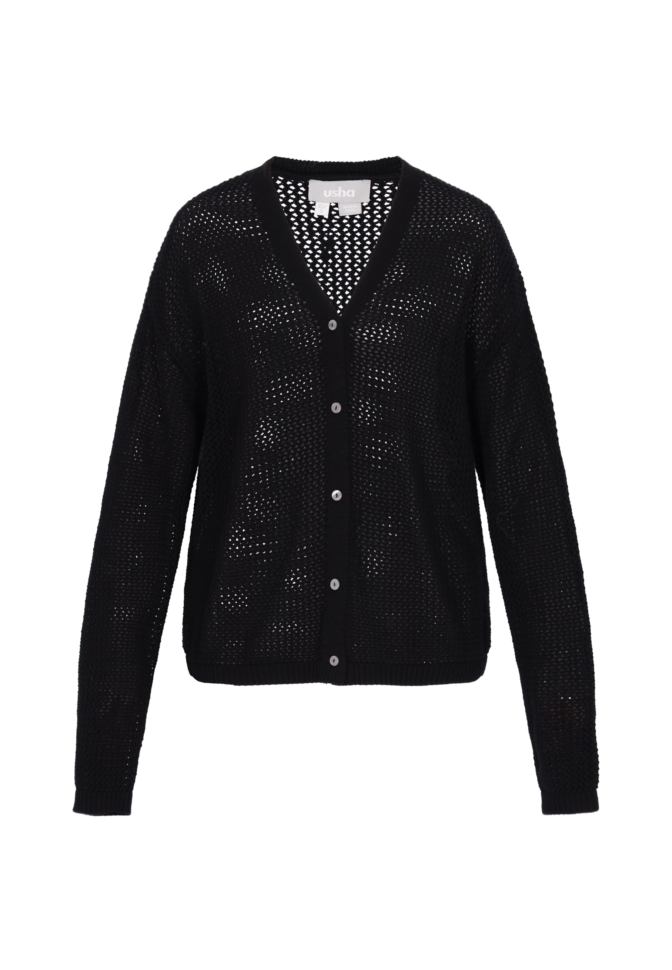 Usha Вязаный кардиган в черном цвете
Usha Вязаный кардиган в черном цвете