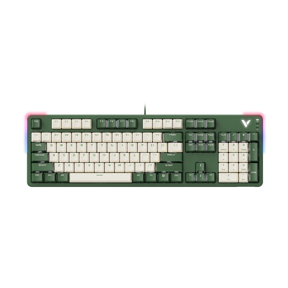 Клавиатура игровая механическая проводная Rapoo V500PRO 2024, Brown Switch, бежевый/зелёный, английская раскладка
Клавиатура игровая механическая проводная Rapoo V500PRO 2024, Brown Switch, бежевый/зелёный, английская раскладка