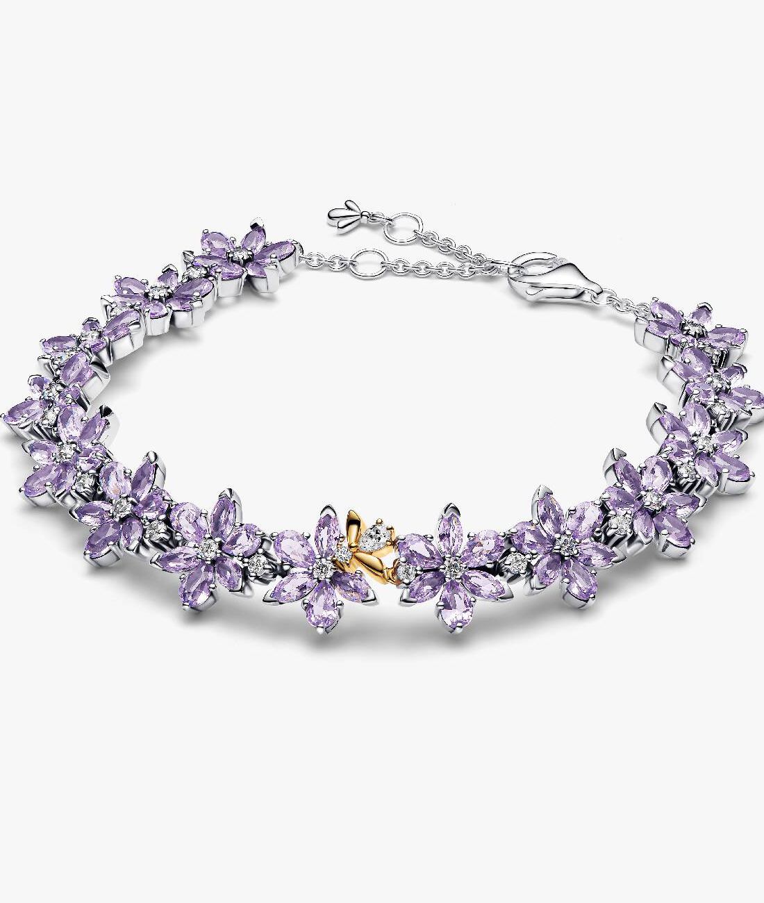 Браслет Pandora Bridgerton Herbarium & Bee Tennis, серебро/золото
Браслет Pandora Bridgerton Herbarium & Bee Tennis, серебро/золото