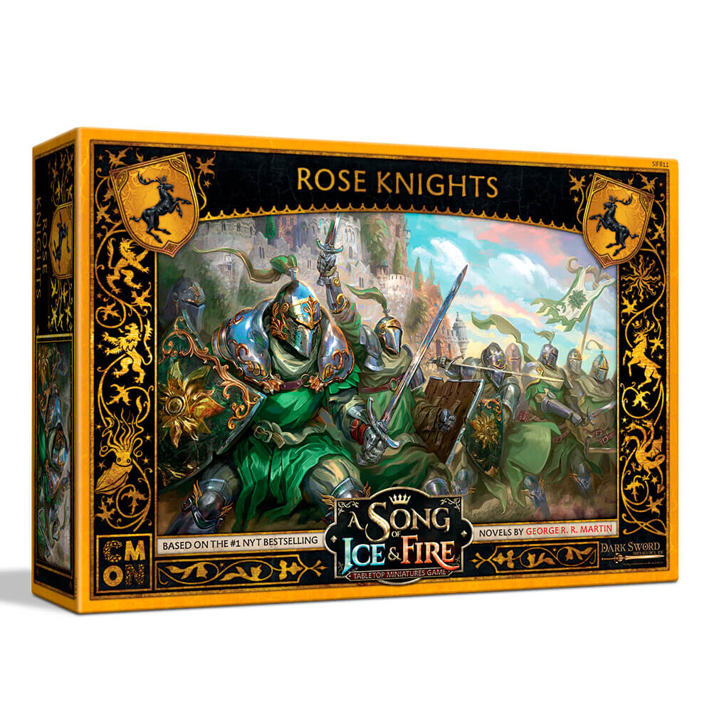 Дополнительный набор к CMON A Song of Ice and Fire Tabletop Miniatures Game, Rose Knights
Дополнительный набор к CMON A Song of Ice and Fire Tabletop Miniatures Game, Rose Knights