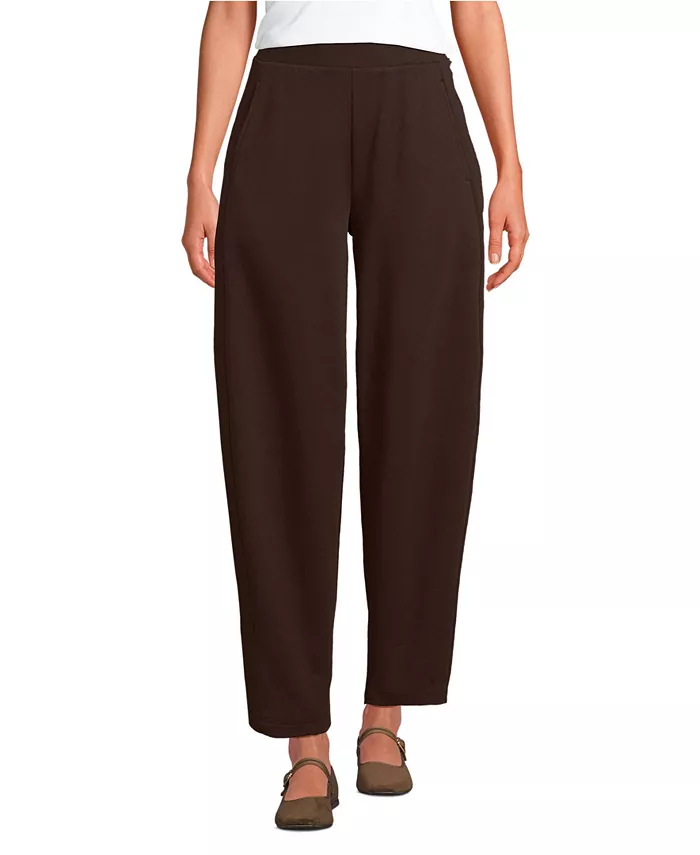 Женские спортивные трикотажные брюки-бочонки с высокой талией Lands' End, коричневый
Женские спортивные трикотажные брюки-бочонки с высокой талией Lands' End, коричневый