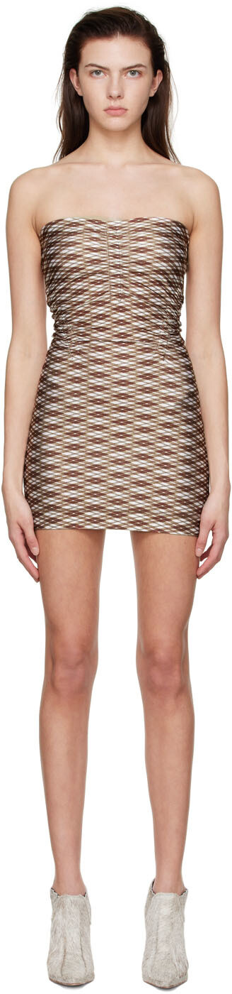 Коричневое мини-платье из полиэстера KNWLS, Коричневый, Коричневое мини-платье из полиэстера KNWLS
Коричневое мини-платье из полиэстера KNWLS, Коричневый, Коричневое мини-платье из полиэстера KNWLS