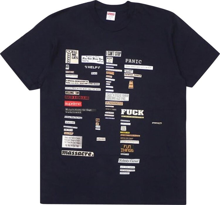 Футболка Supreme Cutouts Tee 'Navy', синий
Футболка Supreme Cutouts Tee 'Navy', синий