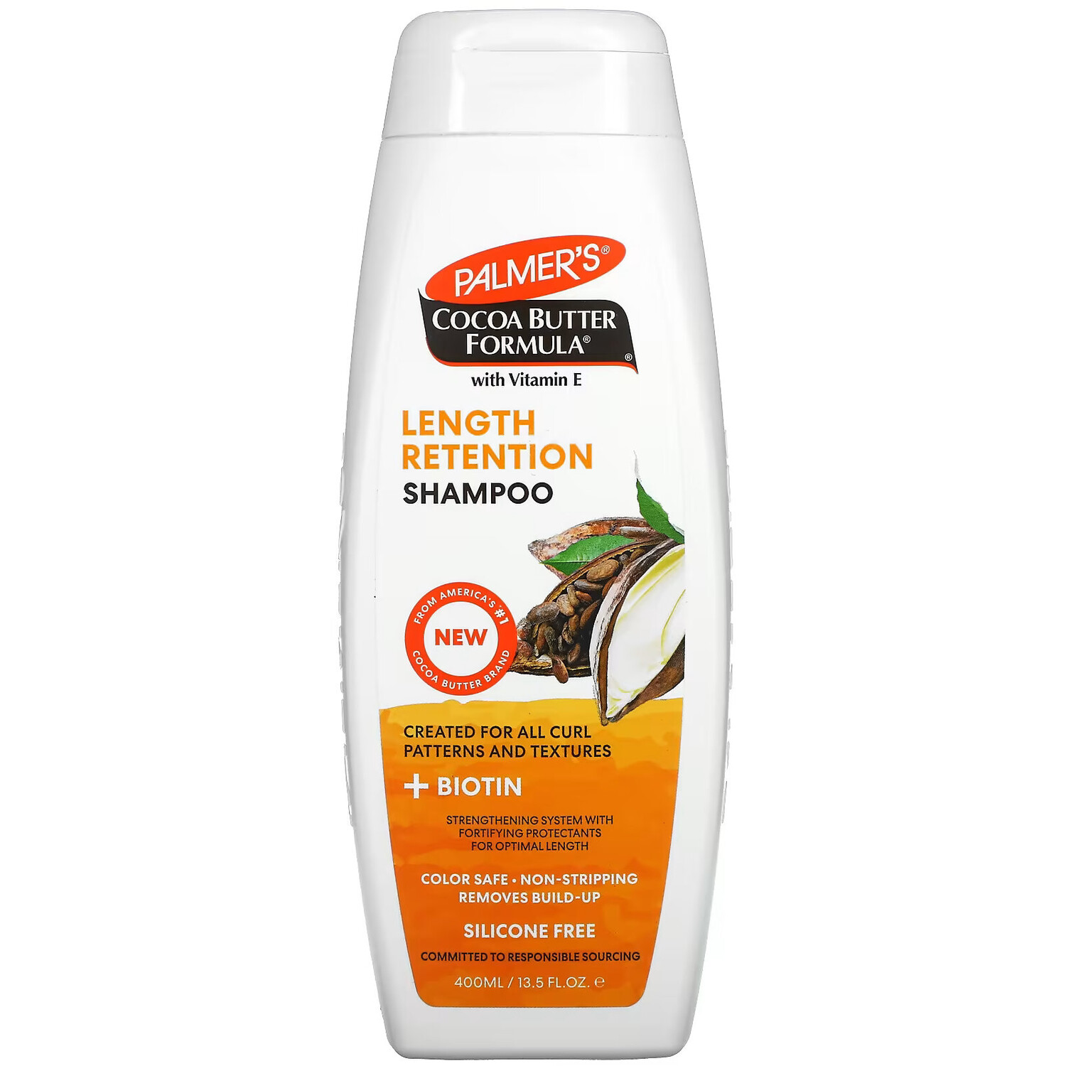Palmer's, Cocoa Butter Formula, с витамином Е, шампунь для укрепления волос, 400 мл (13,5 жидк. унции)
Palmer's, Cocoa Butter Formula, с витамином Е, шампунь для укрепления волос, 400 мл (13,5 жидк. унции)