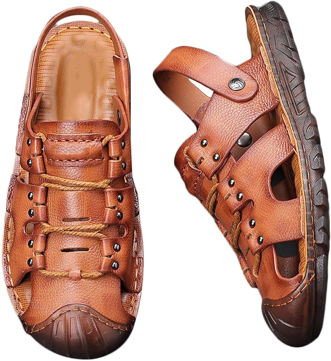 Мужские повседневные кожаные сандалии с закрытым носком, пляжные шлепанцы, летние сандалии для походов и трекинга Hnvavq, A
Мужские повседневные кожаные сандалии с закрытым носком, пляжные шлепанцы, летние сандалии для походов и трекинга Hnvavq, A