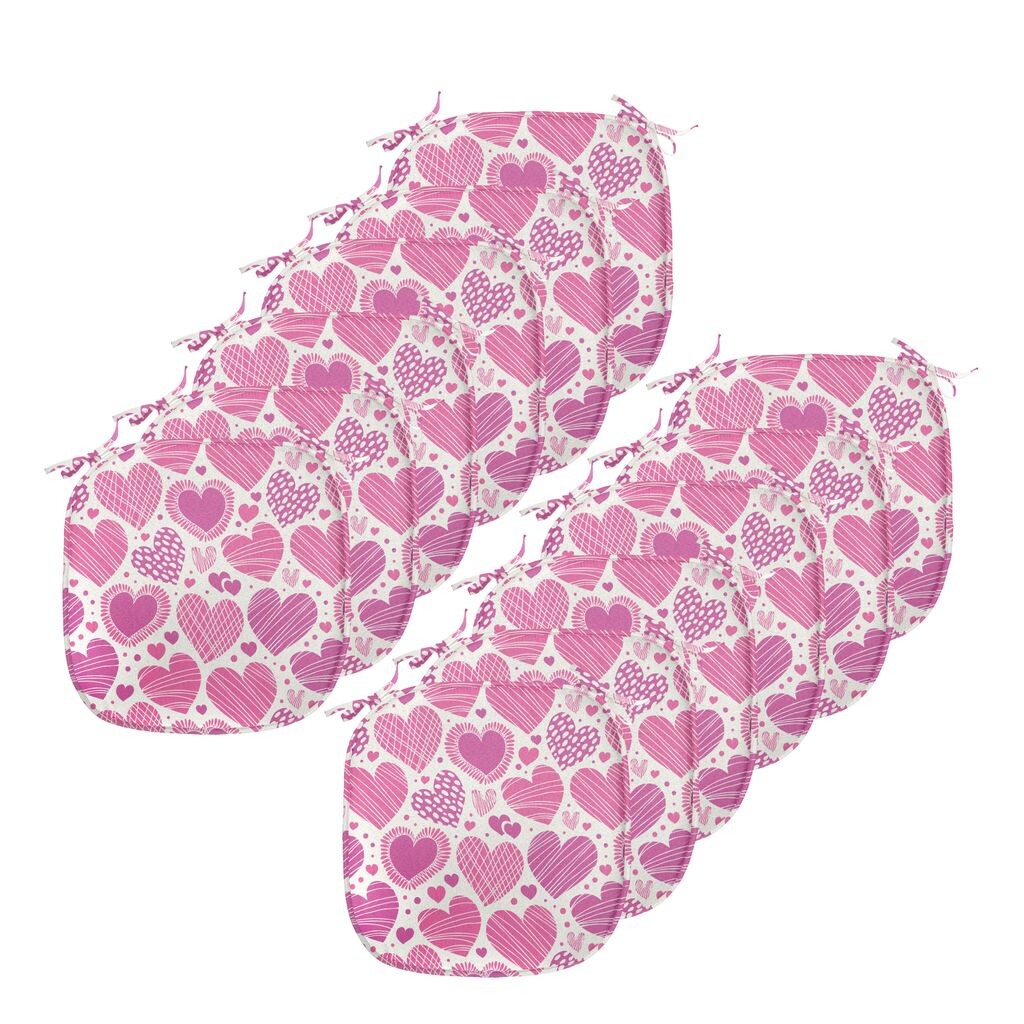 Подушки на обеденный стул ABAKUHAUS Valentines, розовые романтические мотивы, декоративная водонепроницаемая подушка с ремнями для кухонных сидений, 40 см x 40 см — упаковка из 12 шт., розовый белый
Подушки на обеденный стул ABAKUHAUS Valentines, розовые романтические мотивы, декоративная водонепроницаемая подушка с ремнями для кухонных сидений, 40 см x 40 см — упаковка из 12 шт., розовый белый