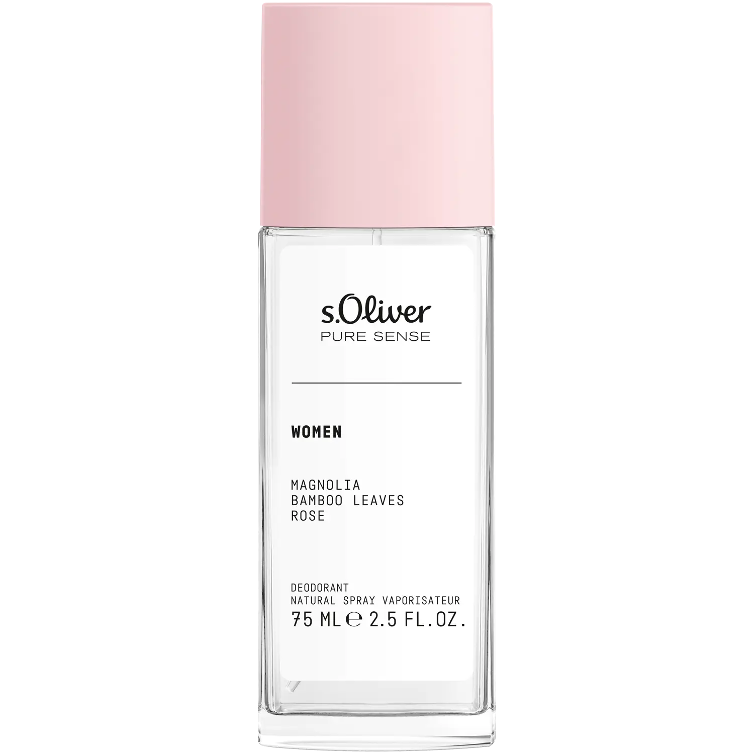 s.Oliver Pure Senses Парфюмированный женский дезодорант, 75 мл
s.Oliver Pure Senses Парфюмированный женский дезодорант, 75 мл