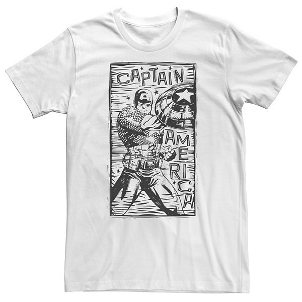 Футболка Marvel Captain America с синим портретом в стиле гравюры Big & Tall Licensed Character
Футболка Marvel Captain America с синим портретом в стиле гравюры Big & Tall Licensed Character