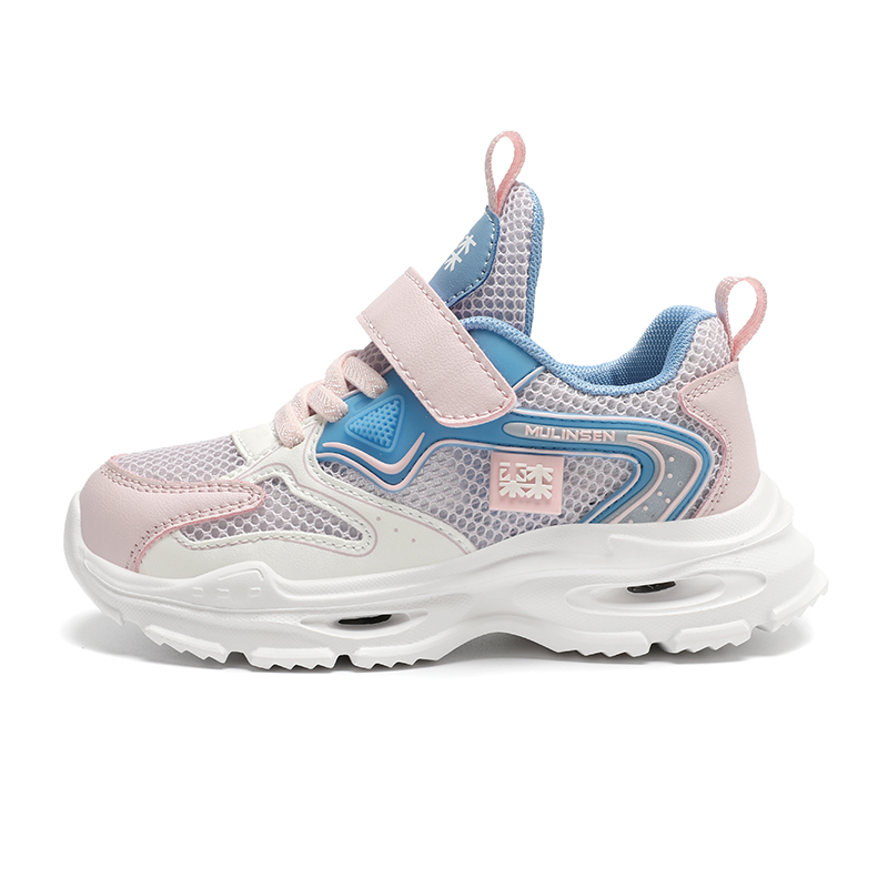 Кроссовки для бега с противоскользящей подошвой, устойчивые к истиранию и отскоку, дышащие, легкие, с амортизацией, детские Mulinsen, розовый
Кроссовки для бега с противоскользящей подошвой, устойчивые к истиранию и отскоку, дышащие, легкие, с амортизацией, детские Mulinsen, розовый