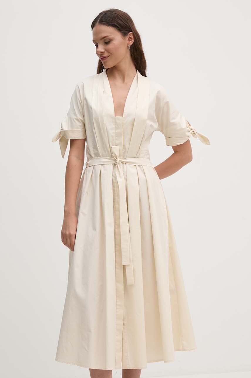 Хлопковое платье Sandro Ferrone, бежевый
Хлопковое платье Sandro Ferrone, бежевый