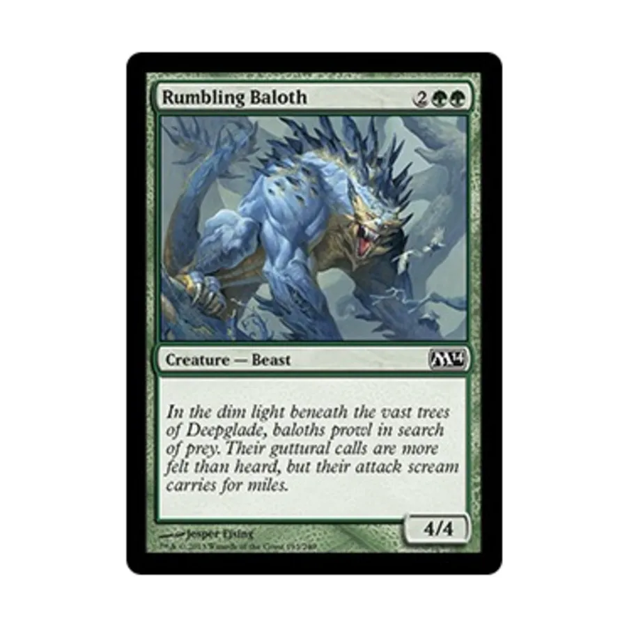 CCG Грохочущий Балот (С) (Рольга), MTG - Magic 2014
CCG Грохочущий Балот (С) (Рольга), MTG - Magic 2014