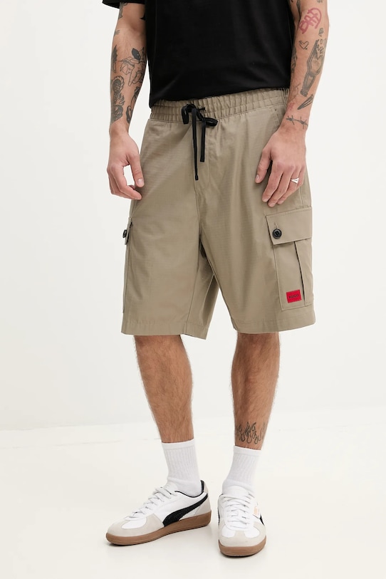 Хлопковые шорты Hugo, зеленый
Хлопковые шорты Hugo, зеленый