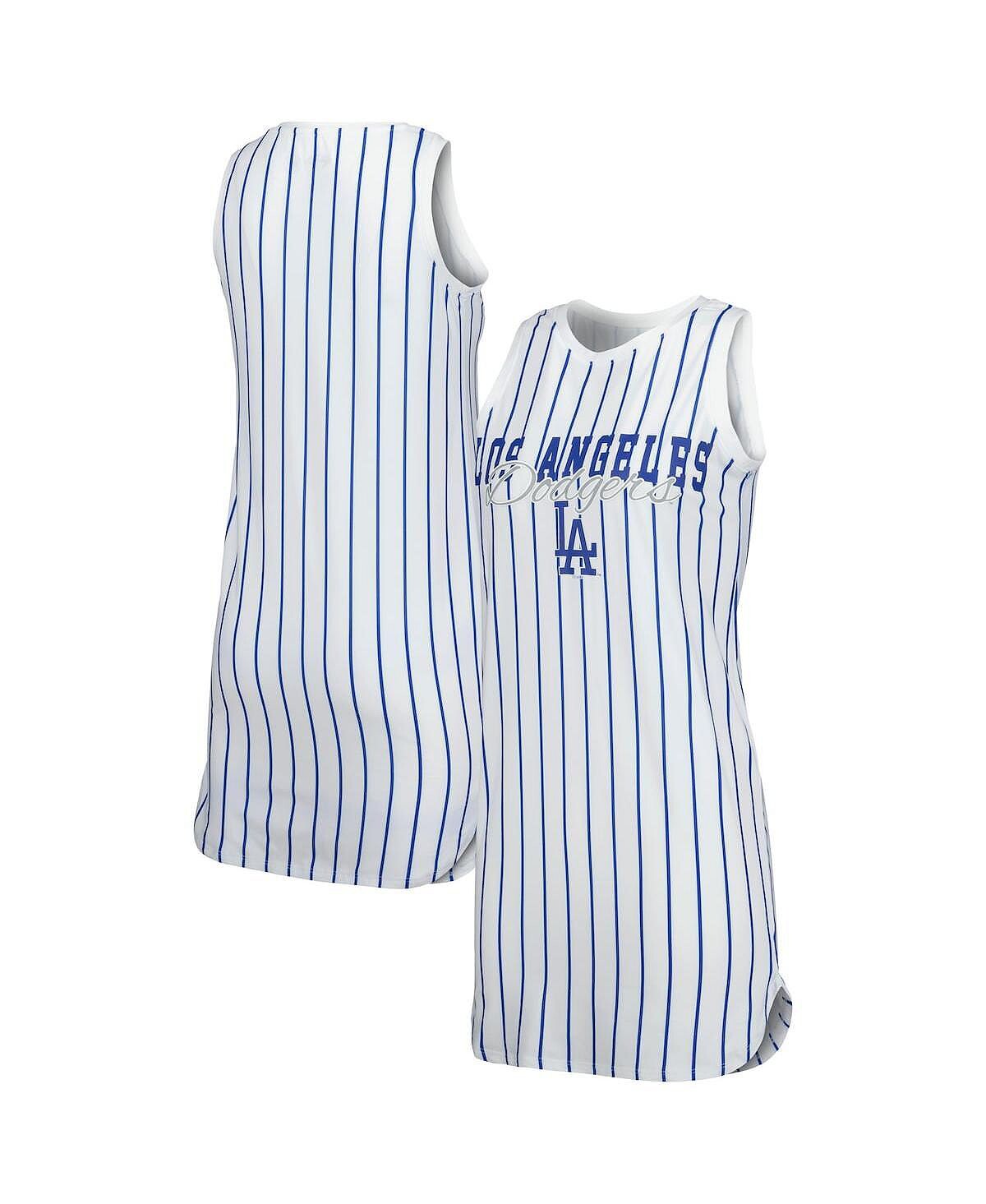 Женская белая ночная рубашка без рукавов в тонкую полоску Los Angeles Dodgers Reel Concepts Sport, белый
Женская белая ночная рубашка без рукавов в тонкую полоску Los Angeles Dodgers Reel Concepts Sport, белый