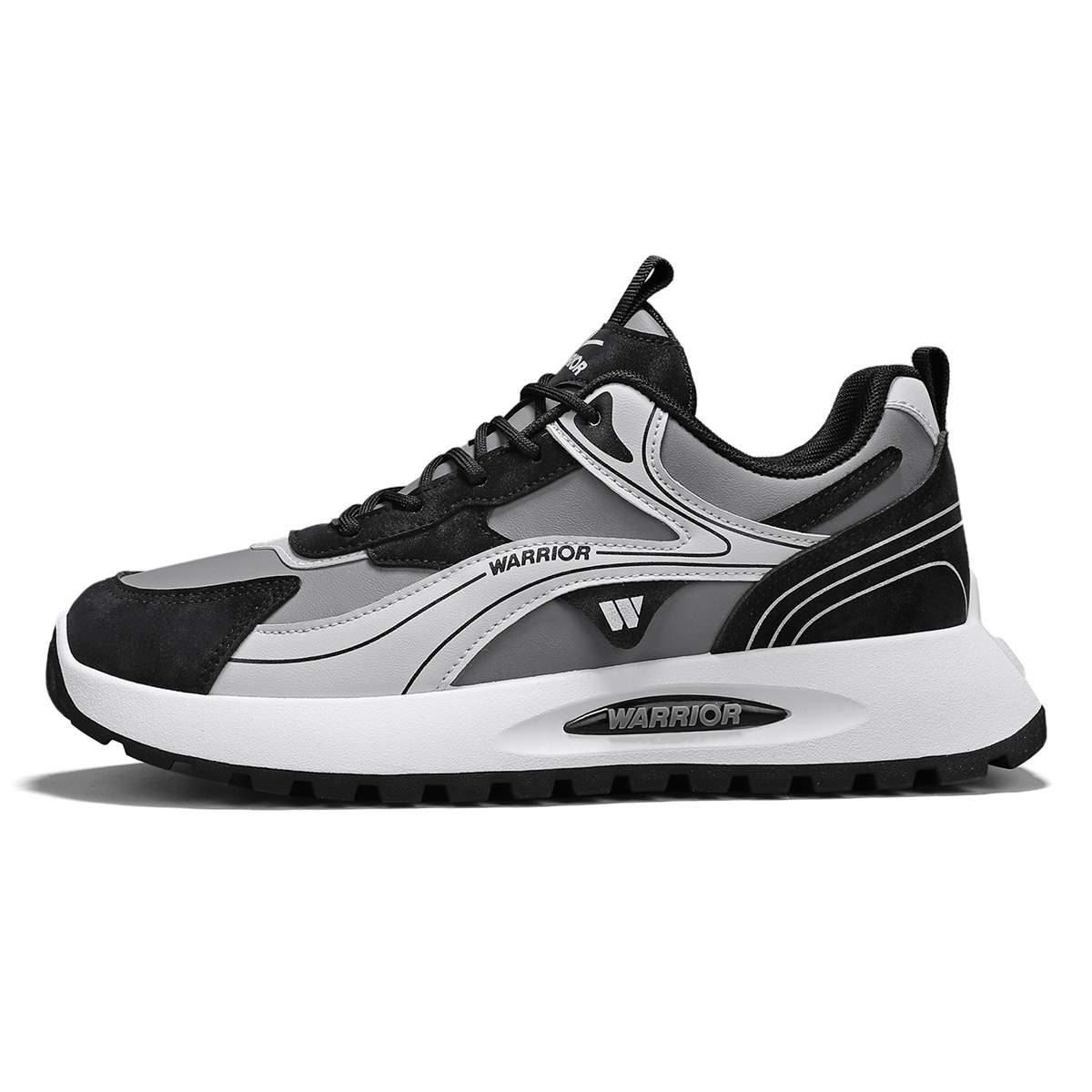 WARRIOR Износостойкие дышащие легкие мужские низкие кеды повседневные - темно-серый черный светло-серый, цвет Dark Gray Black Light Gray
WARRIOR Износостойкие дышащие легкие мужские низкие кеды повседневные - темно-серый черный светло-серый, цвет Dark Gray Black Light Gray