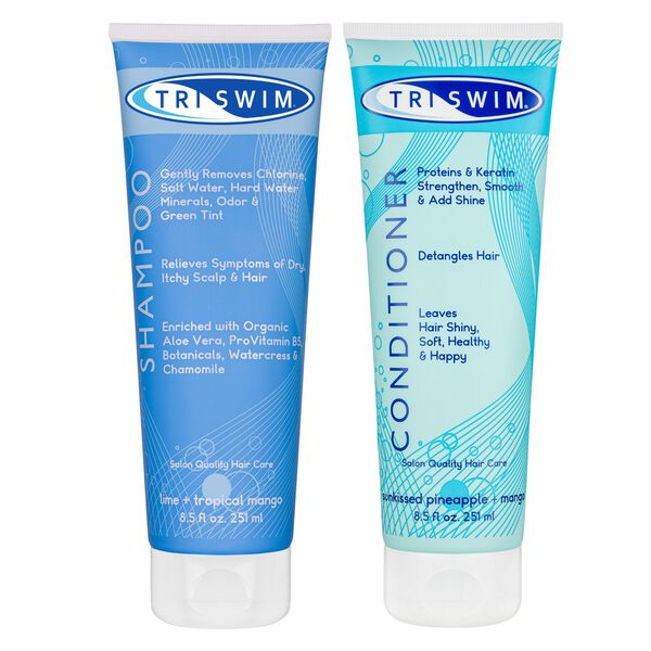 Набор для волос после купания: шампунь, 251 мл + кондиционер для волос, 251 мл Triswim
Набор для волос после купания: шампунь, 251 мл + кондиционер для волос, 251 мл Triswim