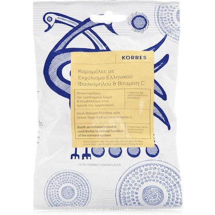 Карамельки с экстрактом греческого шалфея витамином С - 50 грамм Korres
Карамельки с экстрактом греческого шалфея витамином С - 50 грамм Korres