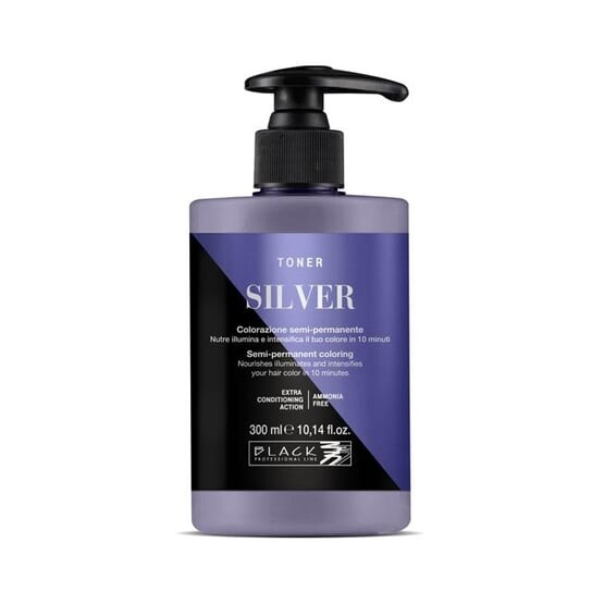 Черный, Тонер, 300мл – Серебристый, Black 
Черный, Тонер, 300мл – Серебристый, Black