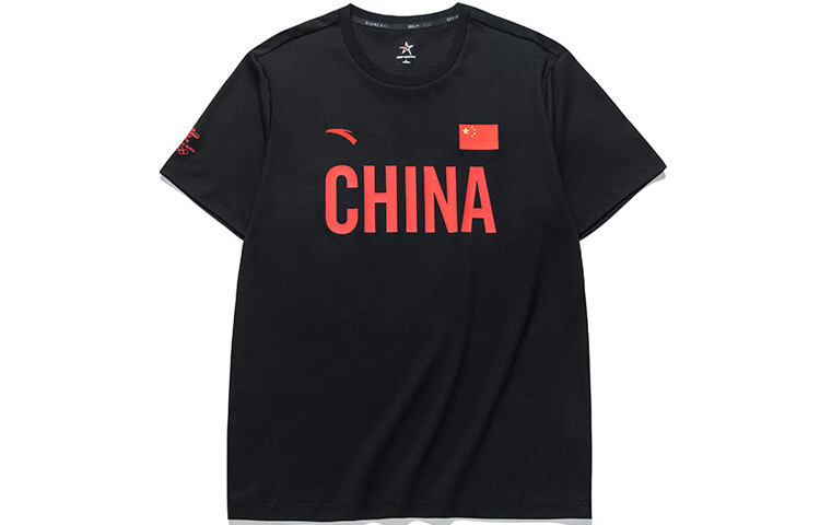 Футболка с национальным флагом унисекс, черная Anta, черный
Футболка с национальным флагом унисекс, черная Anta, черный