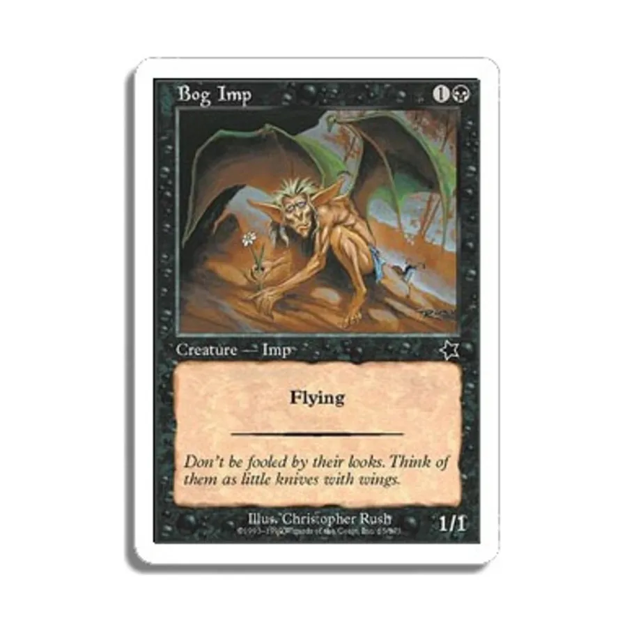 CCG Болотный черт (С), MTG - Starter Series (1999)
CCG Болотный черт (С), MTG - Starter Series (1999)