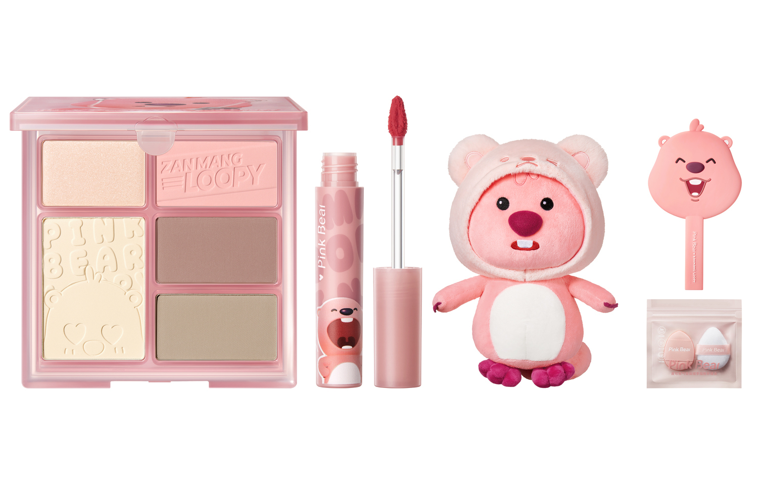 Pink Bear Pinkbear x LUBI набор помад косметика легко растушевывается матовое покрытие без переноса комплект из четырех штук
Pink Bear Pinkbear x LUBI набор помад косметика легко растушевывается матовое покрытие без переноса комплект из четырех штук