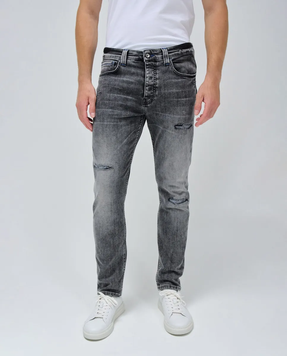 Прямые мужские джинсы с рваными деталями Salsa Jeans, черный
Прямые мужские джинсы с рваными деталями Salsa Jeans, черный