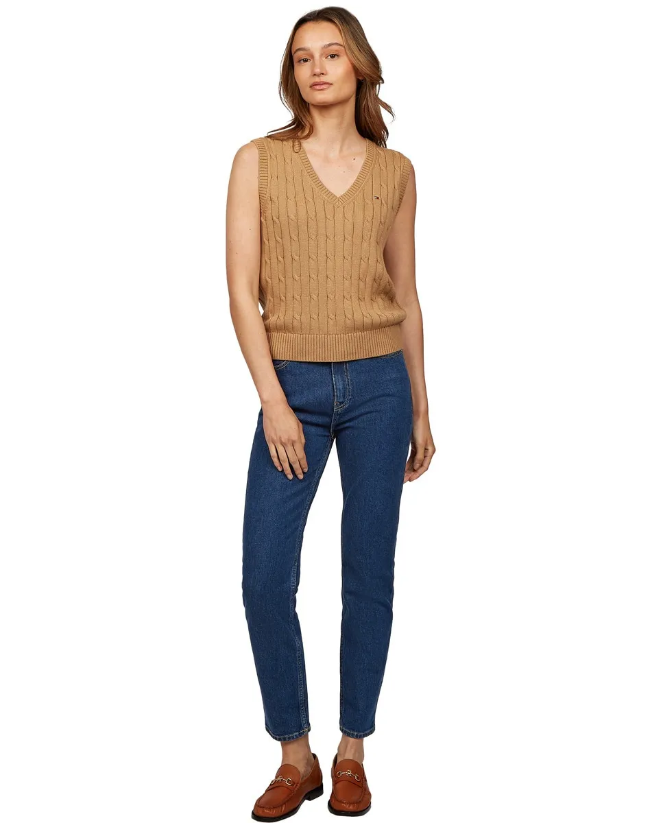 Женские узкие джинсы-сигареты с высокой талией Tommy Hilfiger, тёмно-синий
Женские узкие джинсы-сигареты с высокой талией Tommy Hilfiger, тёмно-синий