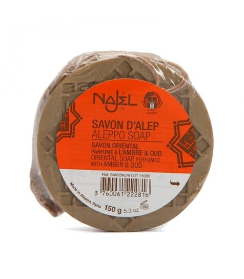 Подвесное мыло, с янтарем и удом, 150 г Najel, Aleppo
Подвесное мыло, с янтарем и удом, 150 г Najel, Aleppo