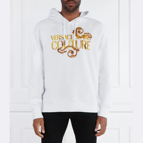 Толстовка свободного кроя с трафаретным принтом Versace, белый
Толстовка свободного кроя с трафаретным принтом Versace, белый