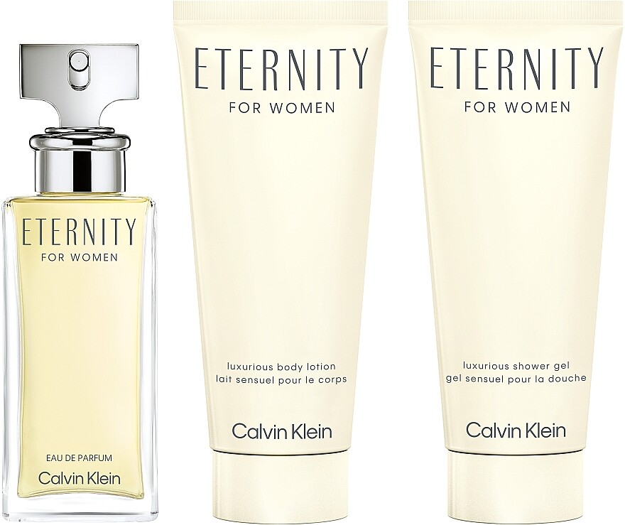 Подарочный набор Calvin Klein Eternity For Women, 3 предмета
Подарочный набор Calvin Klein Eternity For Women, 3 предмета