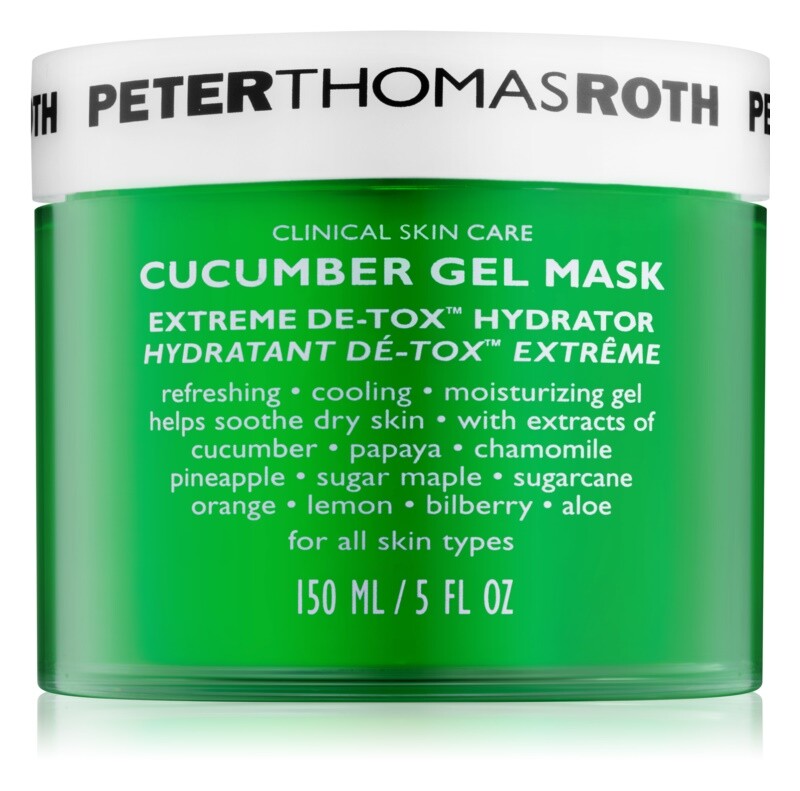 Увлажняющая гелевая маска для лица и области вокруг глаз Peter Thomas Roth Cucumber De-Tox
Увлажняющая гелевая маска для лица и области вокруг глаз Peter Thomas Roth Cucumber De-Tox