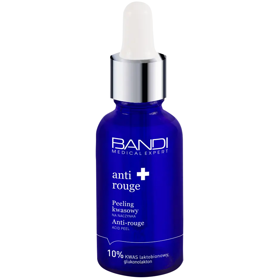 Bandi Anti Rouge кислотный пилинг от капилляров лица, 30 мл
Bandi Anti Rouge кислотный пилинг от капилляров лица, 30 мл