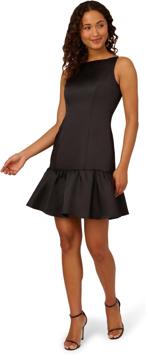 Платье Adrianna Papell Mikado Flounce Hem Midi Dress, черный
Платье Adrianna Papell Mikado Flounce Hem Midi Dress, черный